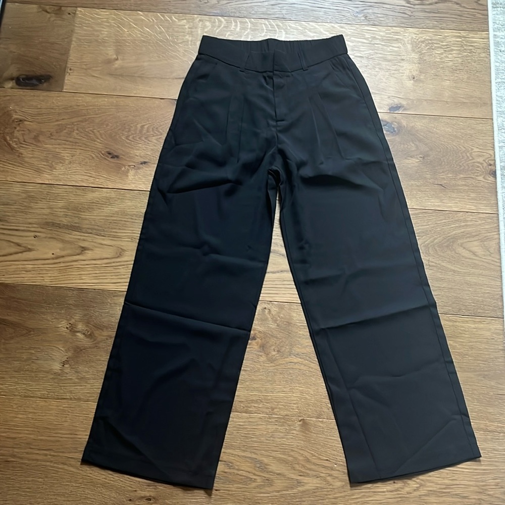 Womens tailored trousers wide leg NWOT
